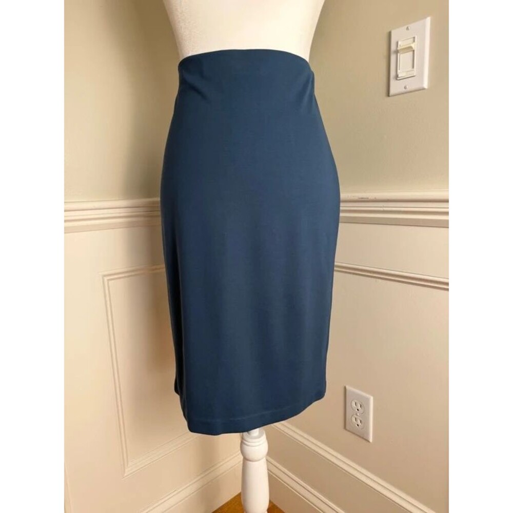 Premise Studio Highline Blue Pencil Skirt Size 4 NWT